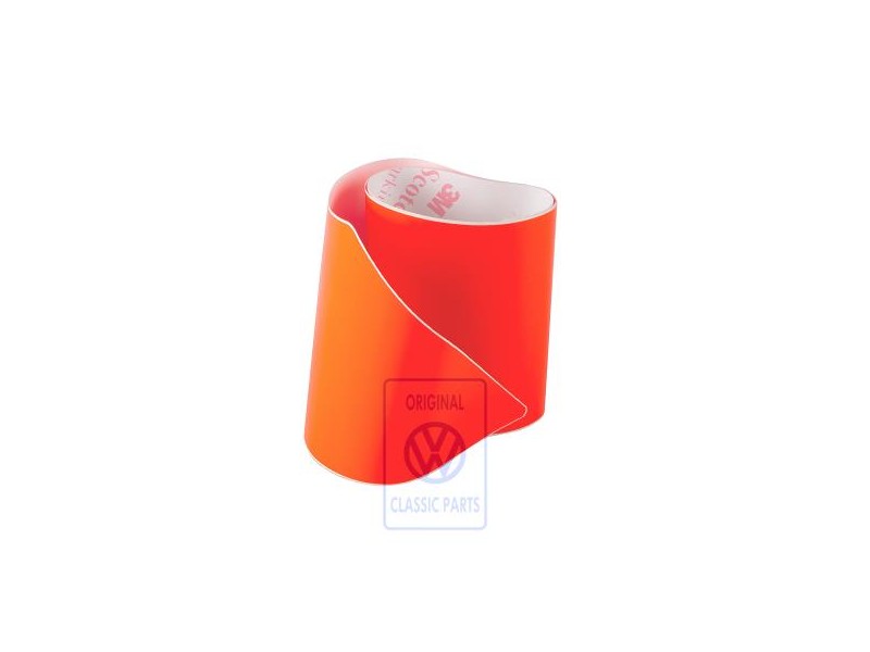 VW Original Reflexwarnstreifen Leuchtrot - 7D0853428A L10