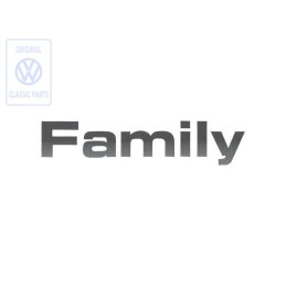 VW Original Folienschriftzug Anthrazit/Silber - 7D0853687B 33E