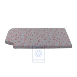 VW Original Polsterauflage Flanellgrau/Rot - 7D0864413F HQT