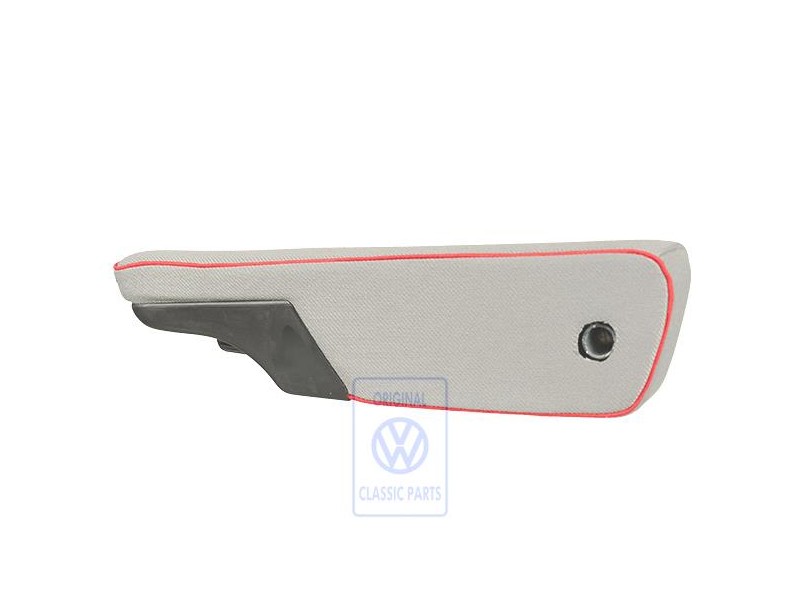 VW Original Armlehne (Stoff) Flanellgrau/Rot - 7D0881081AFPAP