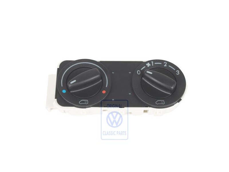 VW Original Bedieneinheit Satinschwarz - 7D0919158D 01C