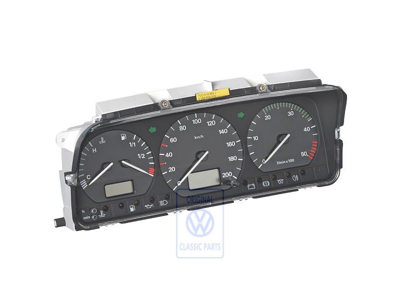 VW Original Kombiinstrument Satinschwarz - 7D0919862JX01C