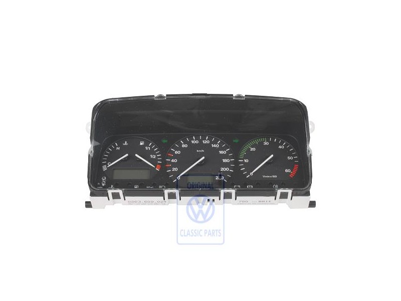 VW Original Kombiinstrument Satinschwarz - 7D0919881EX01C