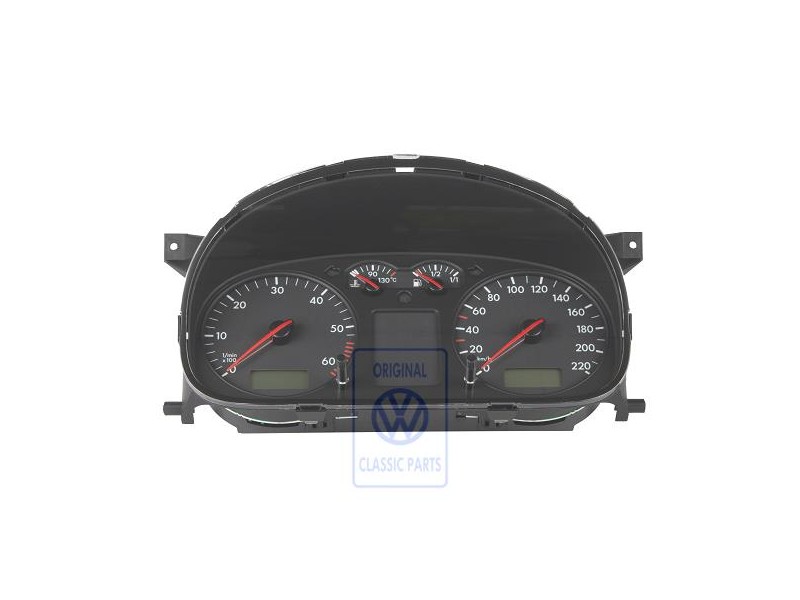 VW Original Kombiinstrument Satinschwarz - 7D0920800 X01C