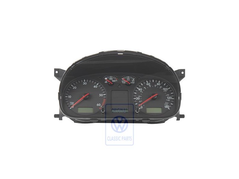 VW Original Kombiinstrument Satinschwarz - 7D0920901EX01C