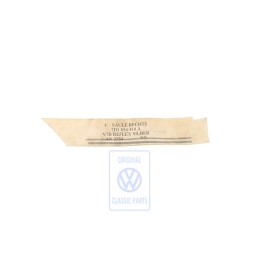 VW Original Dekorfolie Für Säule C Reflexsilber - 7D1854418A V7B