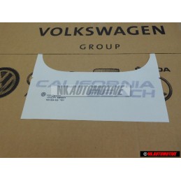 VW Original Folienschriftzug Silber - 7E8854433 1W4