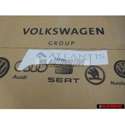 VW Original Folienschriftzug Diamantsilber (Dunkel) - 7H5854431A 9ZD