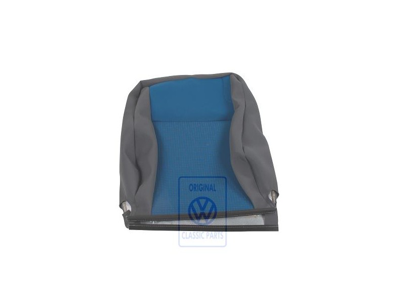 VW Original Lehnenbezug (Stoff) Blau/Anthrazit - 7H9881805M UNG