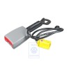 VW Original Gurtschloss Kristallgrau/Feuerrot - 7L0857777E MCZ