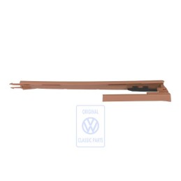 VW Original Abdeckung Für Führungs- Schiene Teak (Braun) - 7L0881477M 7D6