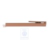 VW Original Abdeckung Für Führungs- Schiene Teak (Braun) - 7L0881479M 7D6
