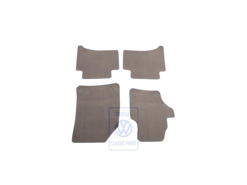 VW Original 1 Satz Fussmatten Latte Macchiato/Aquamare - 7L6863011AFJVG