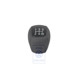 VW Original Schalthebelknopf (Leder) Schwarz - 7M0711141C 1BX