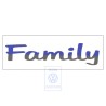 VW Original Folienschriftzug Blau/Silber - 7M0854431A 54J