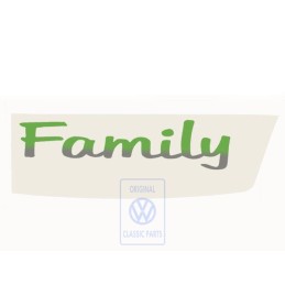 VW Original Folienschriftzug Spicegreen-Perleffekt - 7M0854431A H6Y
