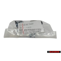 VW Original V6 Vorne Kühlergrill Emblem Schriftzug Chrom Rot - 7D0853679D EQW