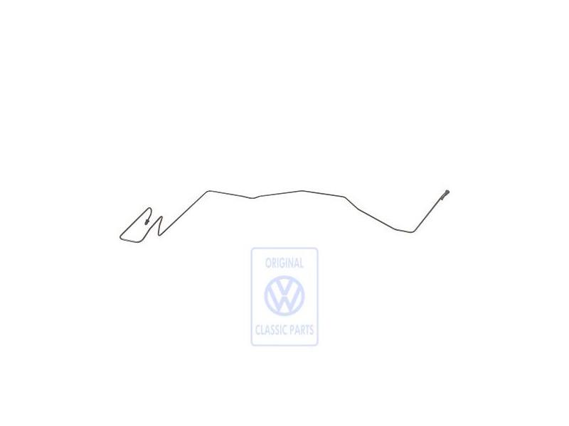 VW Original Bremsrohr Von Hydrauliksystem Zum Bremsschlauch - 7M1614724F