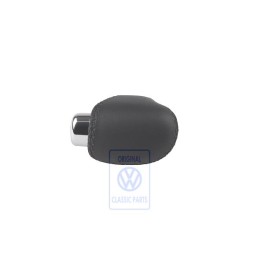 VW Original Schalthebelknopf (Leder) Schwarz - 7M2713139C E74