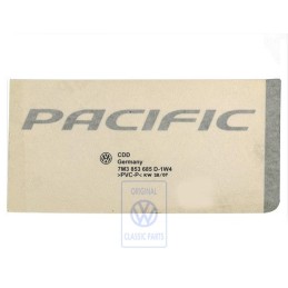 VW Original Folienschriftzug Silber - 7M3853685D 1W4