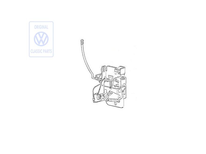 VW Original Türschloss - 861837015