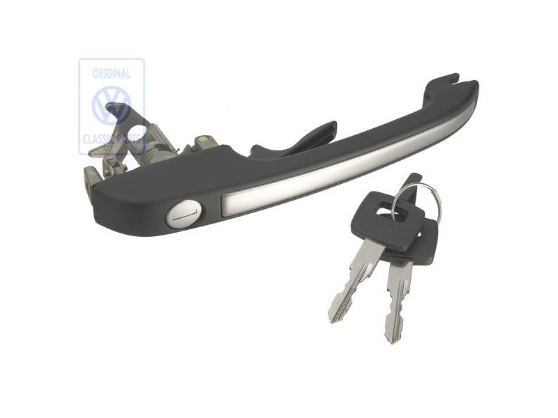 VW Original Türgriff Aussen, Schwarz - 863837205C