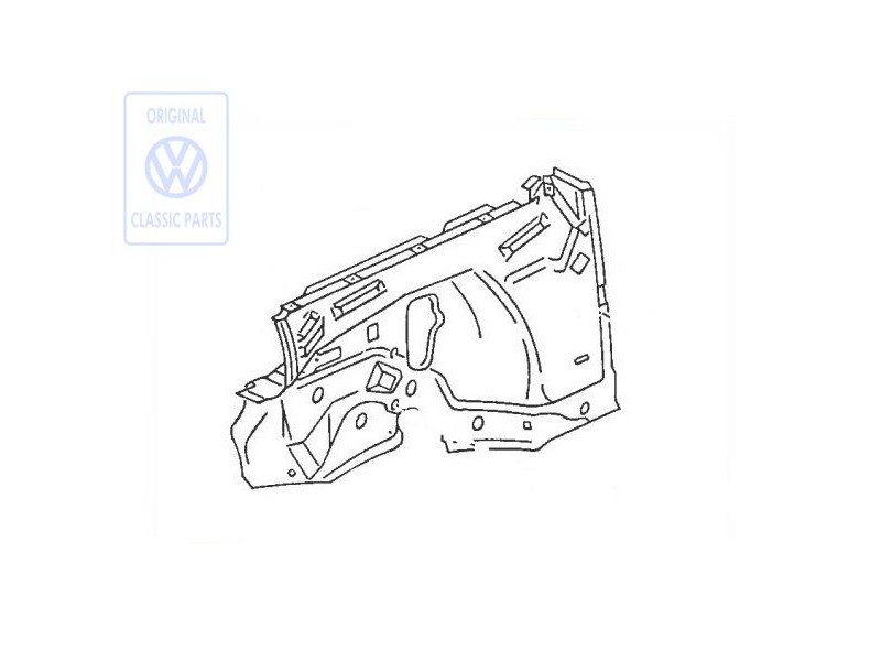 VW Original Radhaus Mit Längsträger - 867809101A