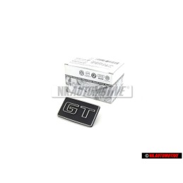 VW Original GT Seite Schriftzug Emblem Logo Gebürstetes Silber - 191853688N GX2