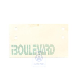 VW Original Folienschriftzug Türkis (Grün) - 867853750R 64X