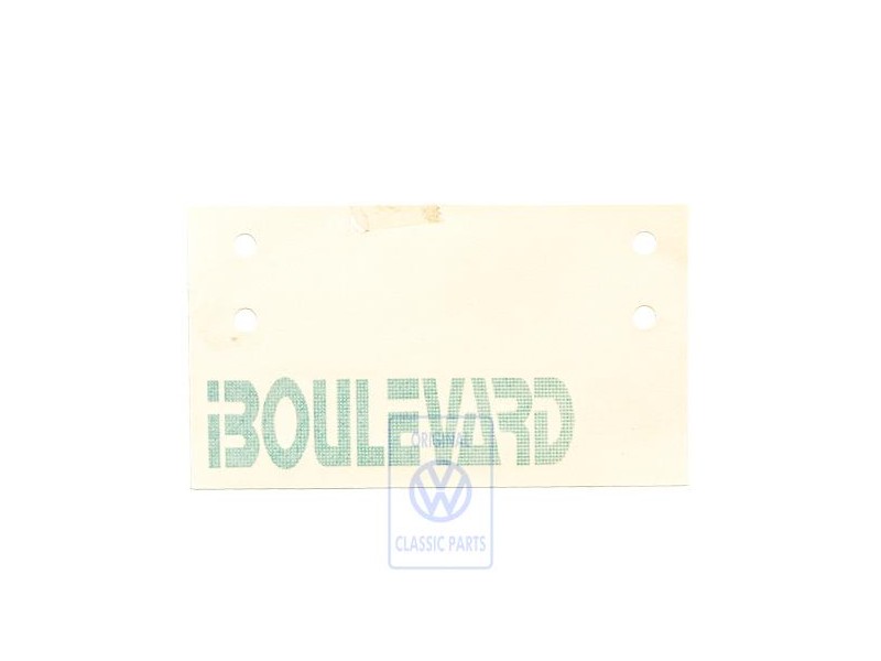 VW Original Folienschriftzug Türkis (Grün) - 867853750R 64X