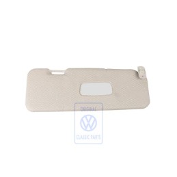 VW Original Sonnenblende Mit Spiegel Graubeige - 867857552C 3VD