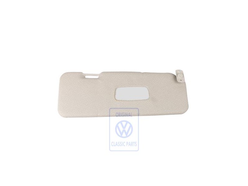 VW Original Sonnenblende Mit Spiegel Graubeige - 867857552C 3VD