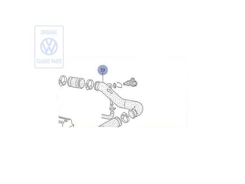 VW Original Druckrohr - 871145895