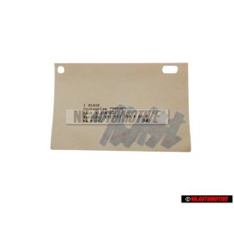 VW Original Folienschriftzug Kirschrot/Titansilber-Dunkel - 871853750F ST5