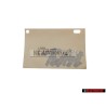 VW Original Folienschriftzug Kirschrot/Titansilber-Dunkel - 871853750F ST5