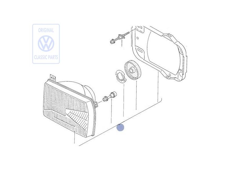 VW Original Scheinwerfer - 873941044