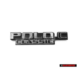 VW Original POLO C CLASSIC Hinten Schriftzug Emblem Logo - 874853687C