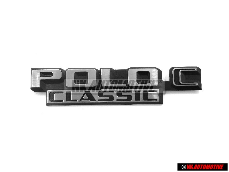 VW Original POLO C CLASSIC Hinten Schriftzug Emblem Logo - 874853687C