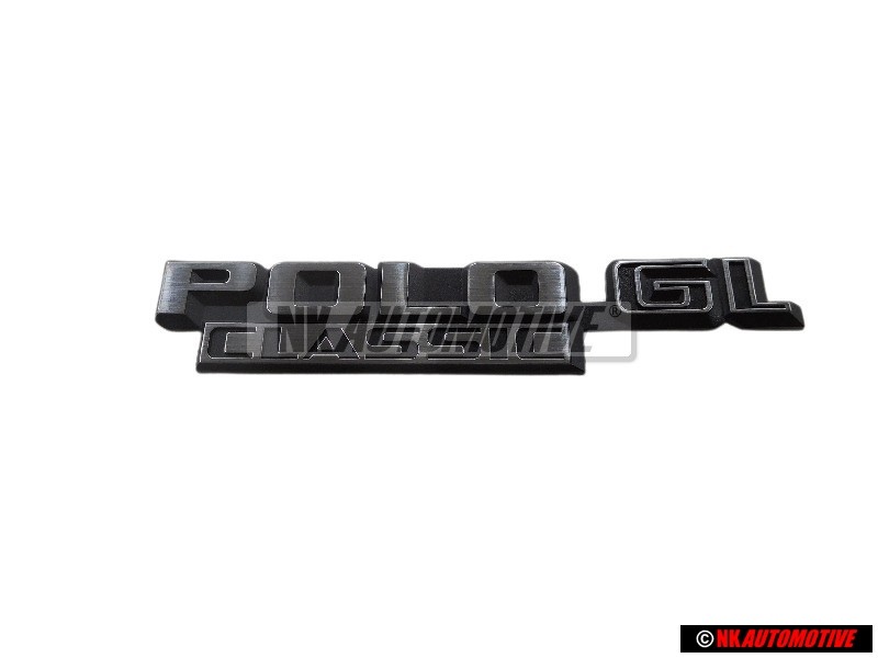 VW Original POLO GL CLASSIC Hinten Schriftzug Emblem Logo - 874853687E