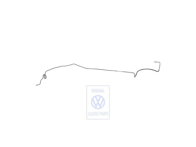 VW Original Bremsrohr Vom Verteiler Zum Verbindungsstück - J4732135490