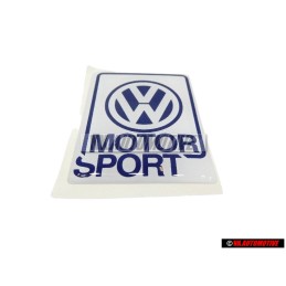 VW Classic Parts Aufkleber VW Motorsport Groß 50x63mm - ZCP902625