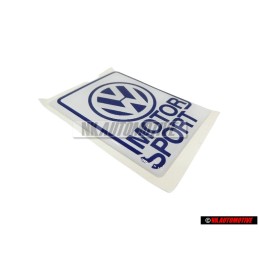 VW Classic Parts Aufkleber VW Motorsport Groß 50x63mm - ZCP902625