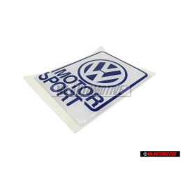 VW Classic Parts Aufkleber VW Motorsport Groß 50x63mm - ZCP902625