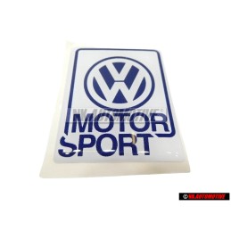 VW Classic Parts Aufkleber VW Motorsport Groß 50x63mm - ZCP902625
