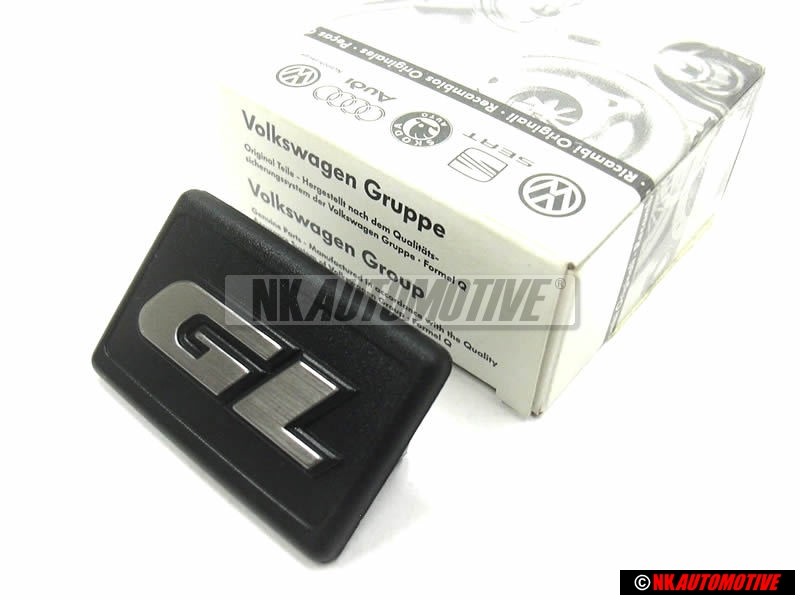 VW Original GL Seite Schriftzug Emblem Logo Gebürstetes Silber - 191853688Q GX2