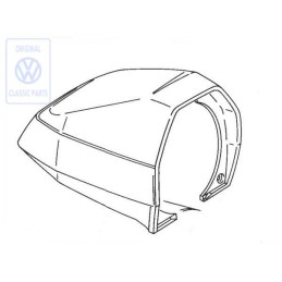 VW Original Abdeckung Für Fahrten- Schreiber Satinschwarz - 251957083 01C