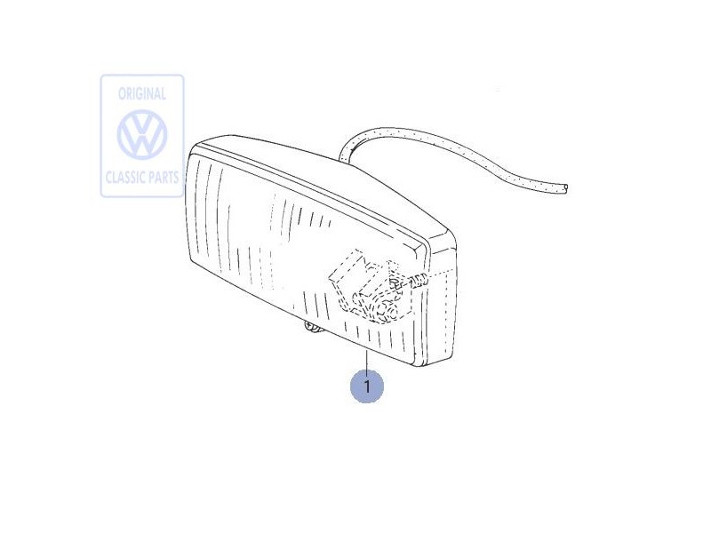 VW Original Halogennebelscheinwerfer Gelblicht - 255941701A