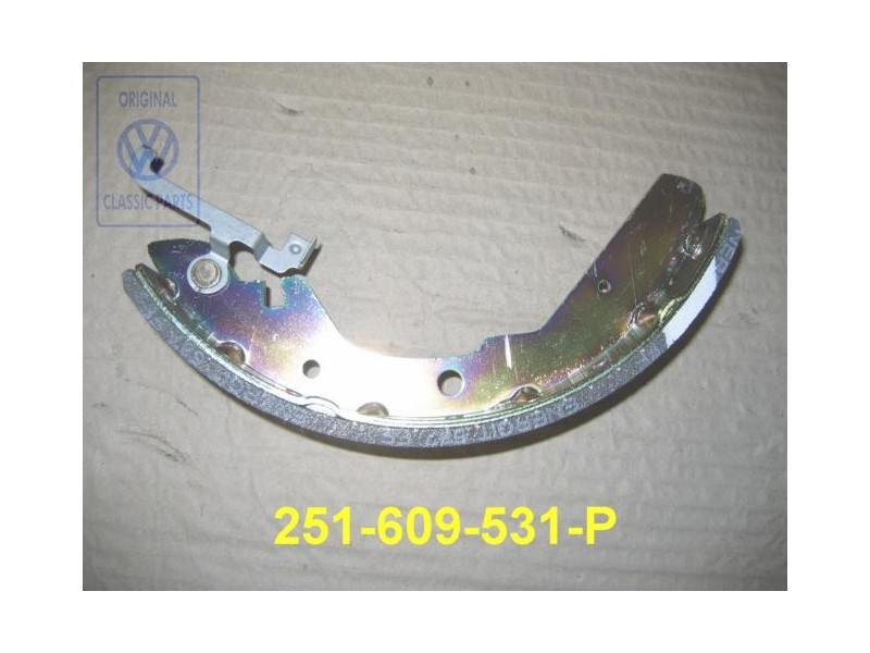 VW Original Bremsbacke Mit Belag Und Nach- Stellhebel - 251609531P