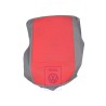 VW Original Sitzbezug Stoff Flanellgrau/Rot - 7D0883405AAPAN
