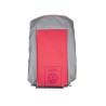 VW Original Lehnenbezug Stoff Flanellgrau/Rot - 7D0883455BFPAN